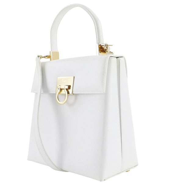 【Salvatore Ferragamo】サルヴァトーレフェラガモ ガンチーニ ハンドバッグ
 AQ-21 0160