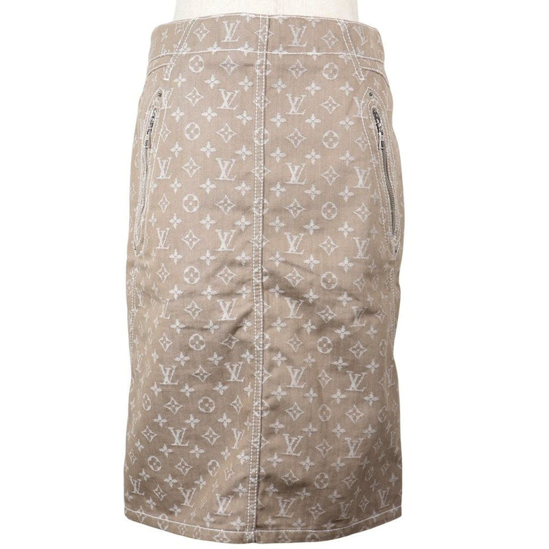 LOUIS VUITTON】ルイ・ヴィトン モノグラムデニム スカート