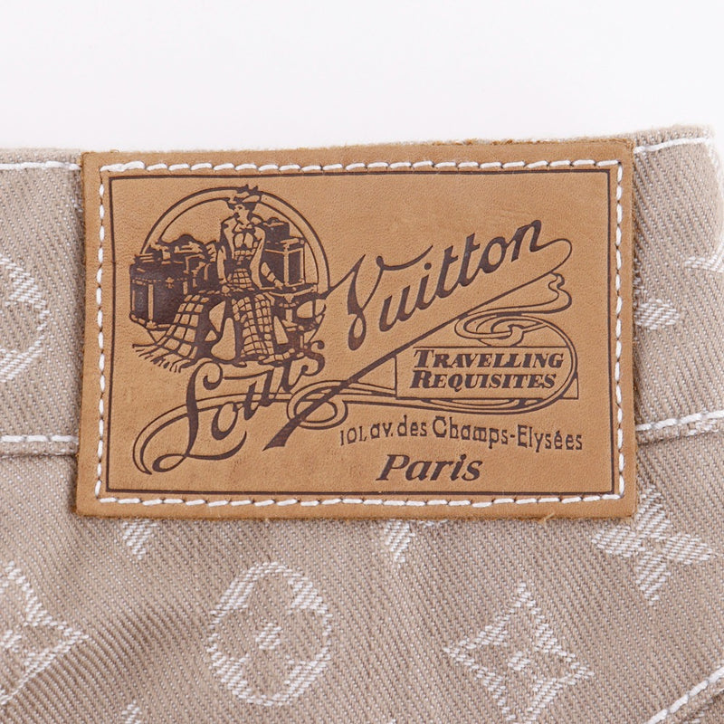 【LOUIS VUITTON】ルイ・ヴィトン モノグラムデニム スカート
