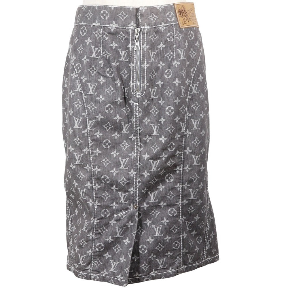 LOUIS VUITTON】ルイ・ヴィトン モノグラムデニム スカート