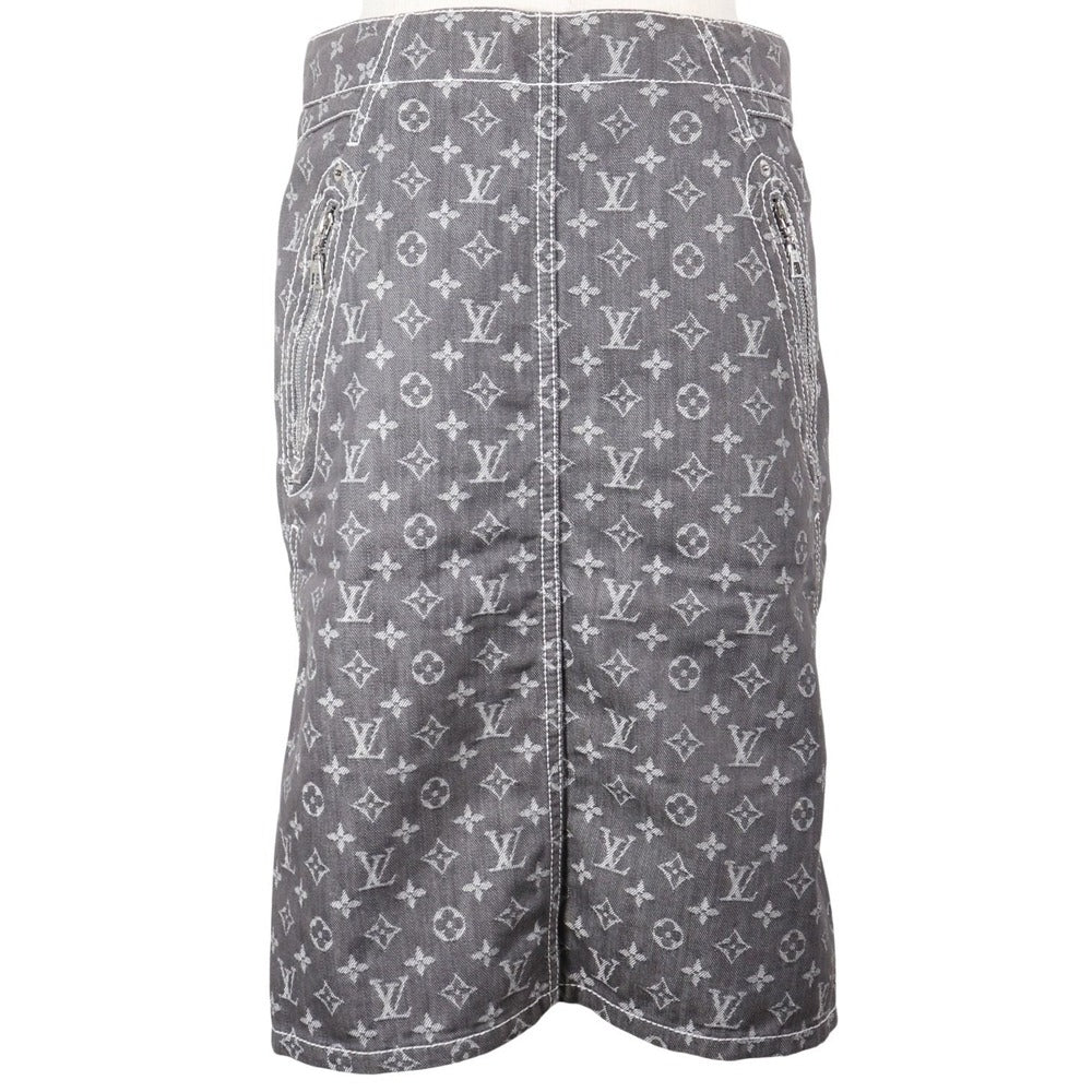 LOUIS VUITTON】ルイ・ヴィトン モノグラムデニム スカート