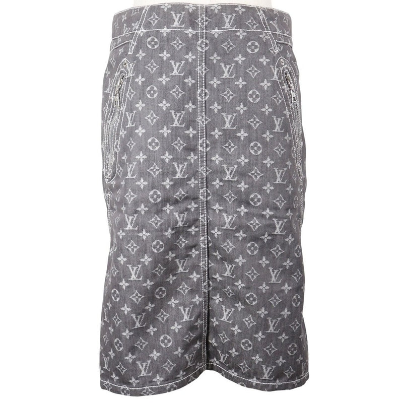 【LOUIS VUITTON】ルイ・ヴィトン モノグラムデニム スカート