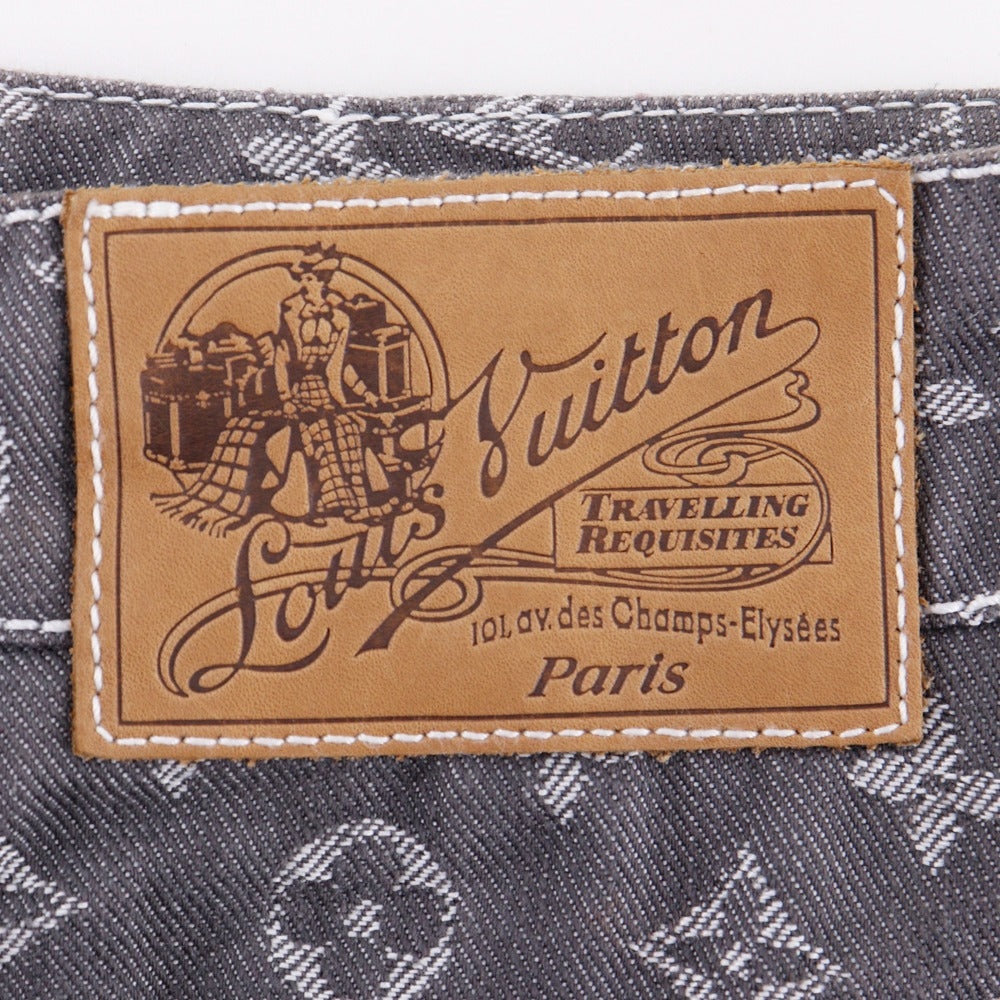 LOUIS VUITTON】ルイ・ヴィトン モノグラムデニム スカート