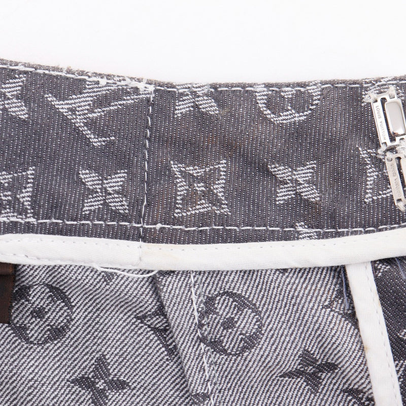 【LOUIS VUITTON】ルイ・ヴィトン モノグラムデニム スカート