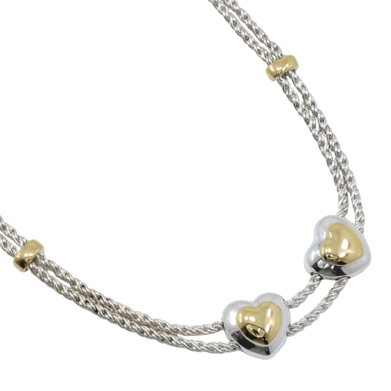 【TIFFANY&Co.】TIFFANY&Co. 더블 하트 목걸이