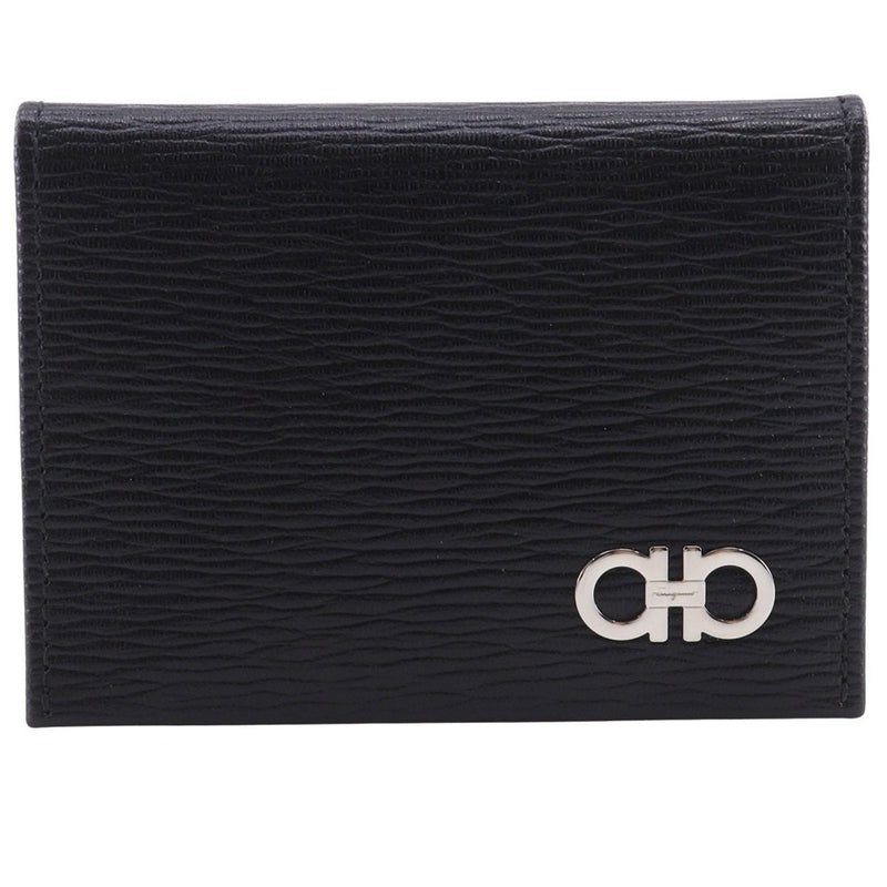 [Salvatore Ferragamo] Salvatore Ferragamo Gancini business card holder
 IY-66A062