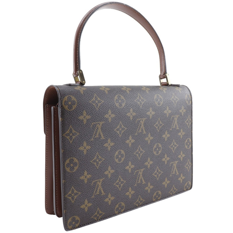 【LOUIS VUITTON】ルイ・ヴィトン
 コンコルド ハンドバッグ
 M51190 モノグラムキャンバス 茶 MI8901刻印 手提げ パチン錠 Concord レディース