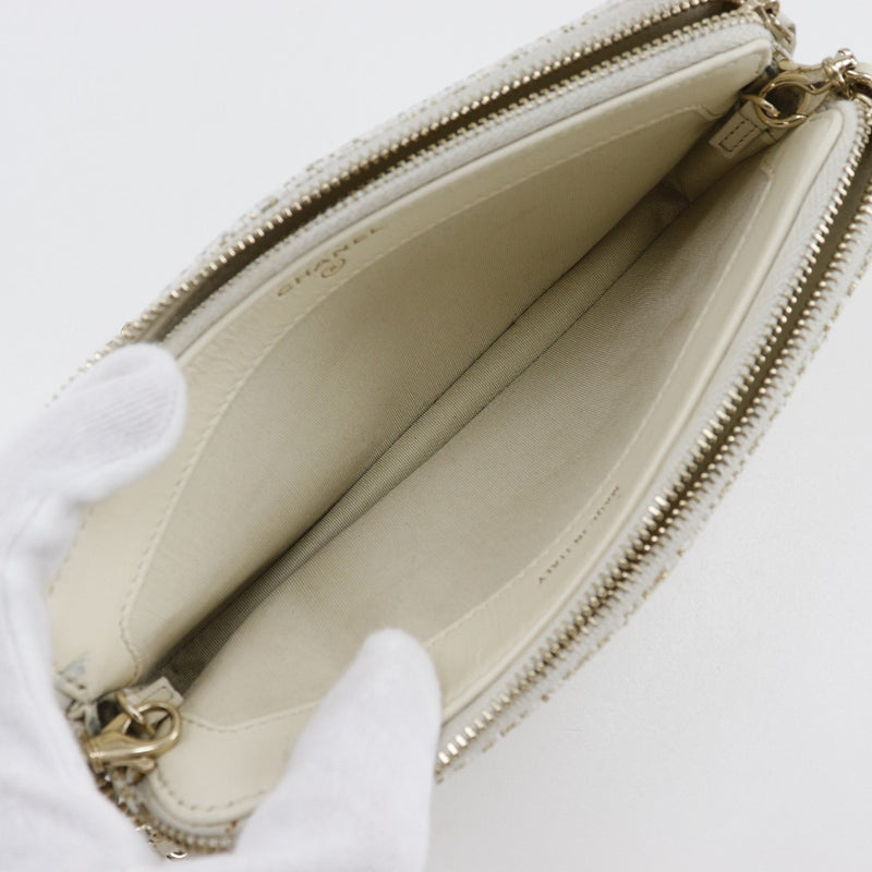 [Chanel] Bolso de hombro de la cadena de Chanel DeAuville 
 A84415