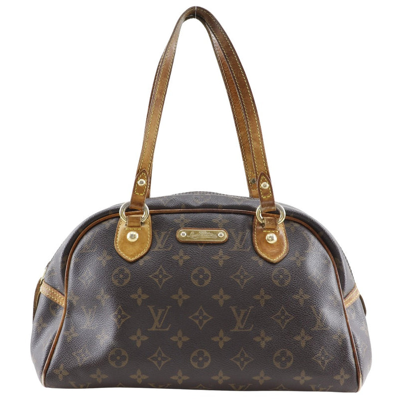 [Louis Vuitton]LOUIS VUITTON
 Montoruiille PM Shoulder Bag
 M95565 Monogram canvas Brown CA1008 engraved shoulder handbag A5 Fastener MONTORGUEIL PM Ladies B-Rank