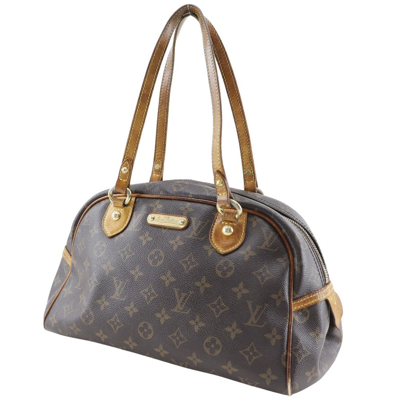 [Louis Vuitton]LOUIS VUITTON
 Montoruiille PM Shoulder Bag
 M95565 Monogram canvas Brown CA1008 engraved shoulder handbag A5 Fastener MONTORGUEIL PM Ladies B-Rank