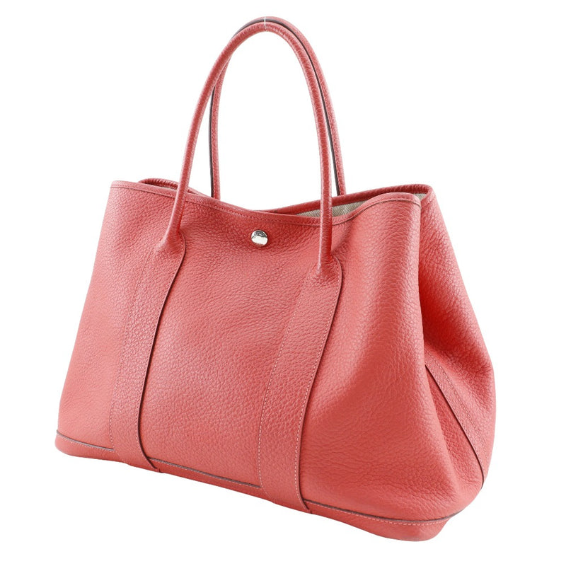 [HERMES] Hermes 
 Garden party PM Tote Bag
 Negonda Red □ R stamped shoulder handbag A4 snap button GARDEN PM Ladies