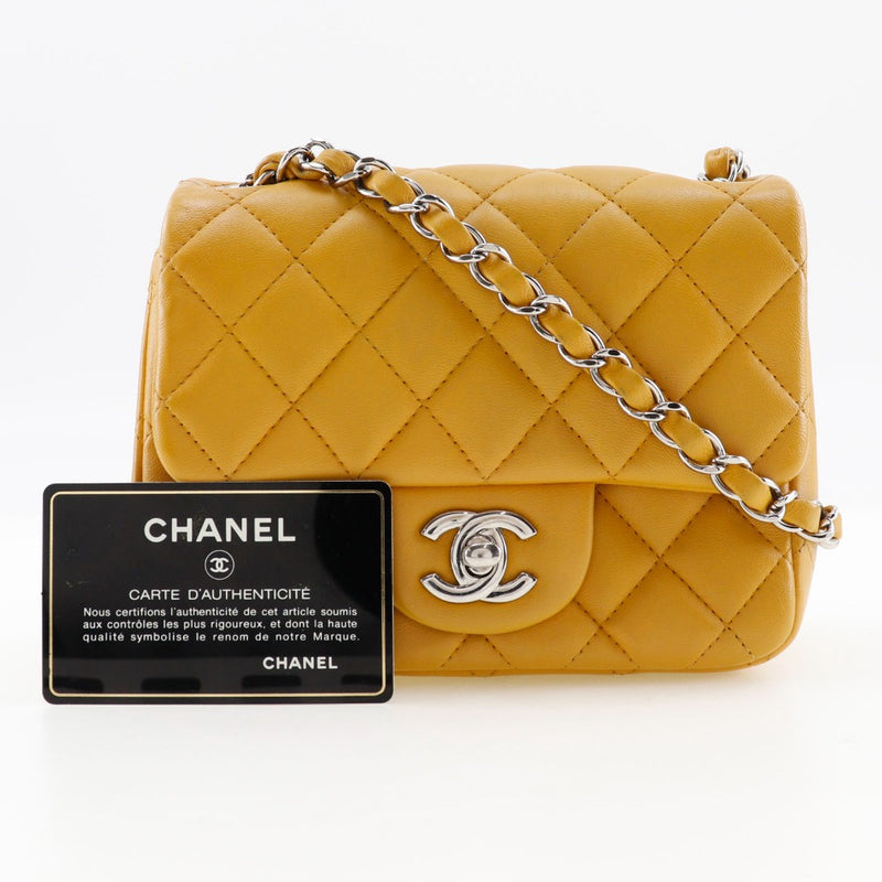 [Chanel] Chanel Mini -cadena de hombro de hombro Matelasse Lambskin diagonal giro mínimo cadena de cadena damas a rank