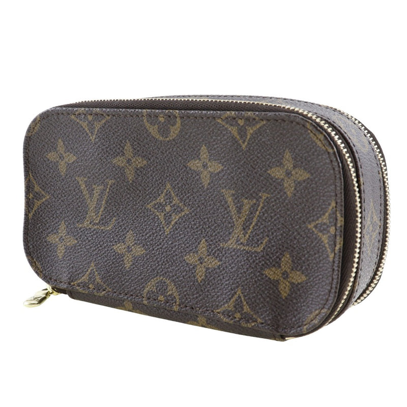 【LOUIS VUITTON】ルイ・ヴィトン
 トゥルースブラッシュPM ポーチ
 化粧ポーチ M47510 モノグラムキャンバス 茶 VI0092刻印 ファスナー Truth Brush PM レディース