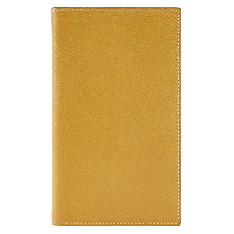 [HERMES] Hermes 
 Agenda Vision Notebook Cover 
 Shable yellow □ L engraved open AGENDA VISION Unisex A-Rank