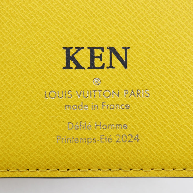 [루이비통]LOUIS VUITTON
 Portefeiulle・ 형제 nm 긴 지갑 
 N40541 × Damier Pop Yellow/Tea Open Portefeiulle Brothers NM Unisex A Rank