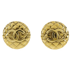 [CHANEL] Chanel 
 COCO Mark Earring
 Matelasse Vintage Plated Gold Approximately 41g Coco Mark Ladies