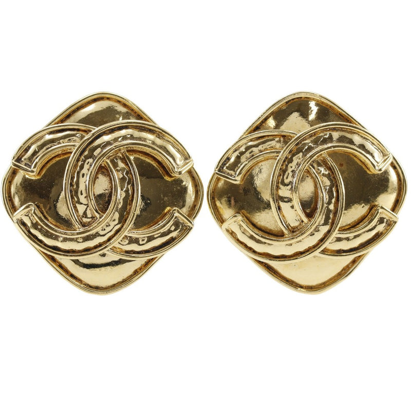 [CHANEL] Chanel 
 COCO Mark Earring
 Vintage Plated Gold 94p engraved about 24g COCO Mark Ladies