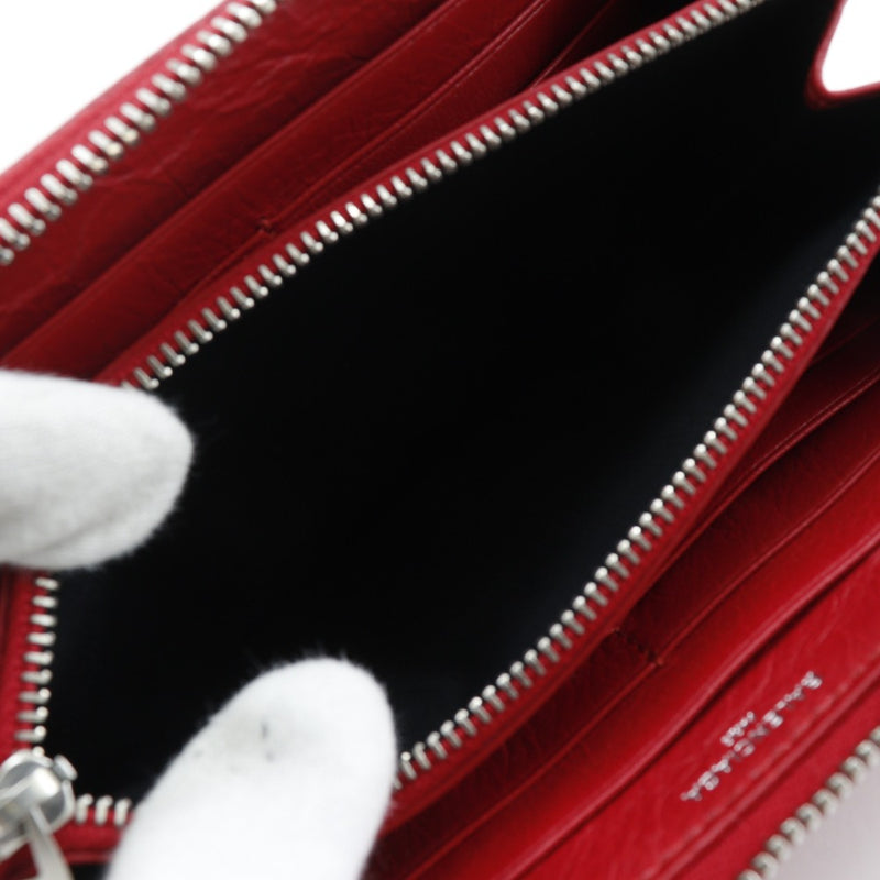 [BALENCIAGA] Balenciaga 
 Zip Around Purse
 541996 Calfskin red Fastener Zip Around Ladies A+Rank