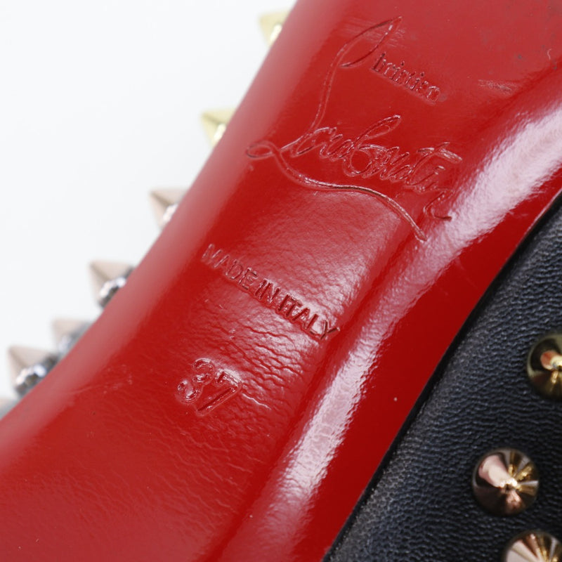 【Christian Louboutin】クリスチャンルブタン
 スパイク パンプス
 FOLLIES SPIKES 100 1160484 レザー 黒 spike レディース