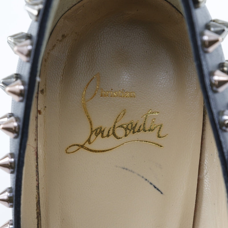 【Christian Louboutin】クリスチャンルブタン
 スパイク パンプス
 FOLLIES SPIKES 100 1160484 レザー 黒 spike レディース