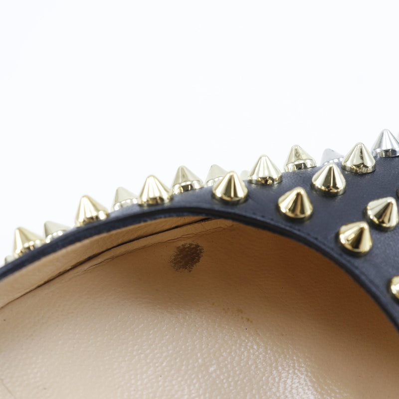 【Christian Louboutin】クリスチャンルブタン
 スパイク パンプス
 FOLLIES SPIKES 100 1160484 レザー 黒 spike レディース