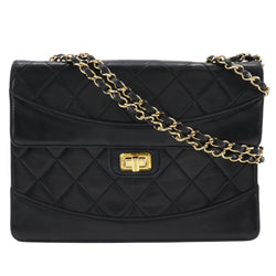 [CHANEL] Chanel 
 ChainShoulder Shoulder Bag
 2.55 Matelasse Vintage Lambskin Black Shoulder A5 Turn Lock CHAINSHOULDER Ladies