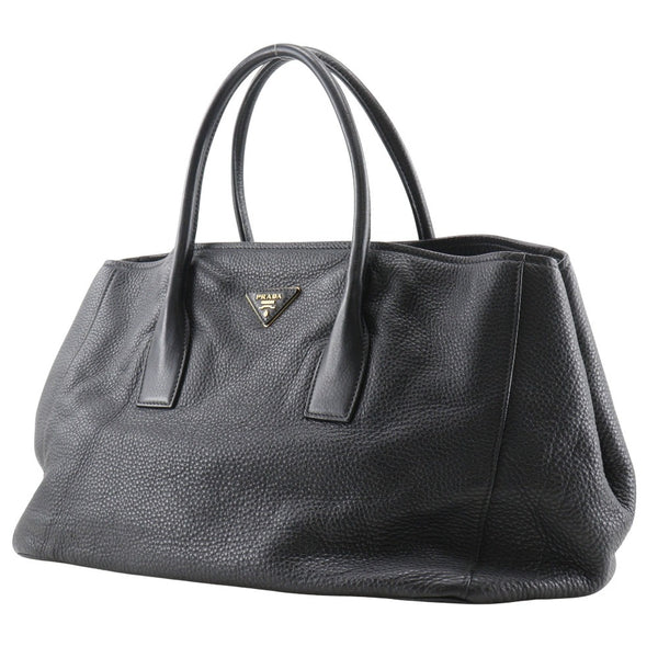 【PRADA】プラダ
 トートバック ハンドバッグ
 BN2779 カーフ NERO 黒 手提げ A4 オープン Tote bag レディース