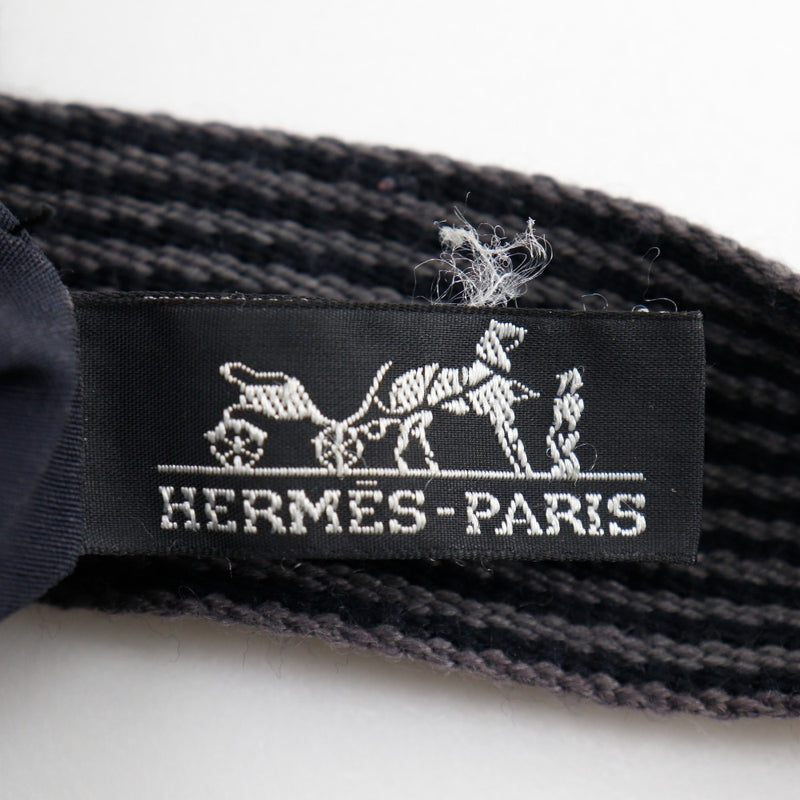 【HERMES】エルメス
 エールライン・カバス ハンドバッグ
 トートバッグ ナイロンキャンバス グレー 手提げ A4 ファスナー Herline Cabas ユニセックス