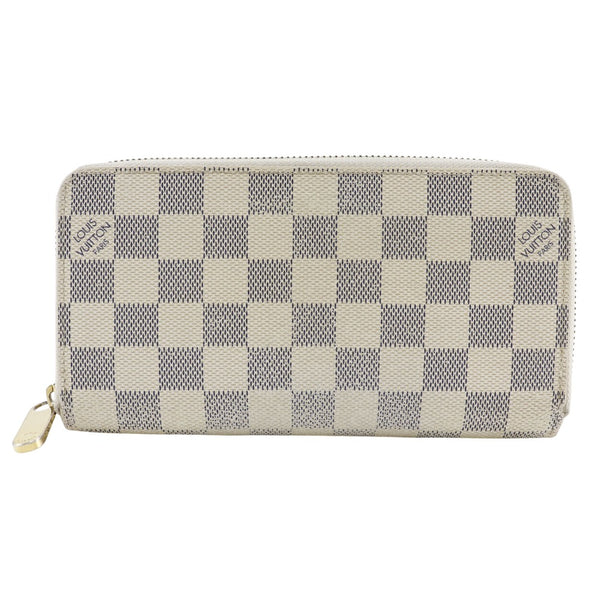 【LOUIS VUITTON】ルイ・ヴィトン
 ジッピーウォレット 長財布
 N60019 ダミエグラフィットキャンバス 白 CA5029刻印 ファスナー Zippy wallet ユニセックス