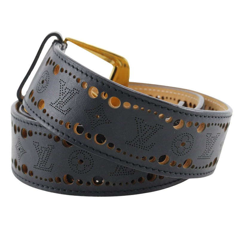 【LOUIS VUITTON】ルイ・ヴィトン
 サンチュール・フェニックス ベルト
 ノマド・モノグラム M9679 レザー 黒 CA5110刻印 ceinture phoenix メンズ