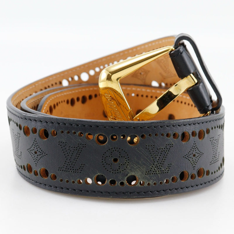 【LOUIS VUITTON】ルイ・ヴィトン
 サンチュール・フェニックス ベルト
 ノマド・モノグラム M9679 レザー 黒 CA5110刻印 ceinture phoenix メンズ