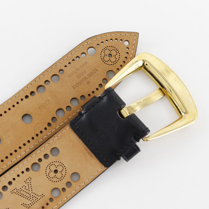 【LOUIS VUITTON】ルイ・ヴィトン
 サンチュール・フェニックス ベルト
 ノマド・モノグラム M9679 レザー 黒 CA5110刻印 ceinture phoenix メンズ