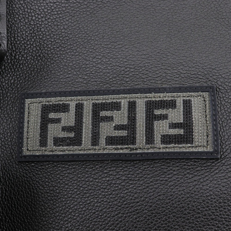 【FENDI】フェンディ
 ストライク リュック・デイパック
 3WAYショルダー 7VZ070 カーフ 黒 肩掛け 手提げ 3way A4 マジックテープ strike メンズAランク