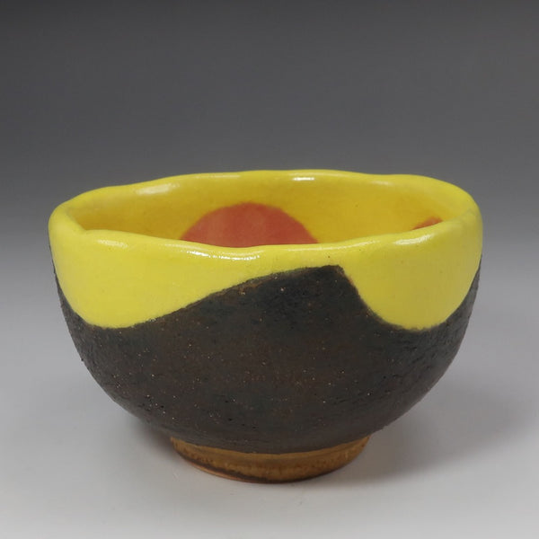 [] 야나기하라 무츠오 창작 [베니올리베 사케컵] (사케컵) 사케컵