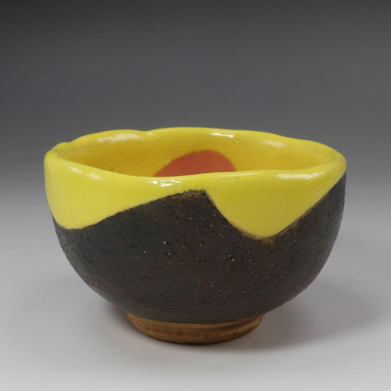 [] 야나기하라 무츠오 창작 [베니올리베 사케컵] (사케컵) 사케컵