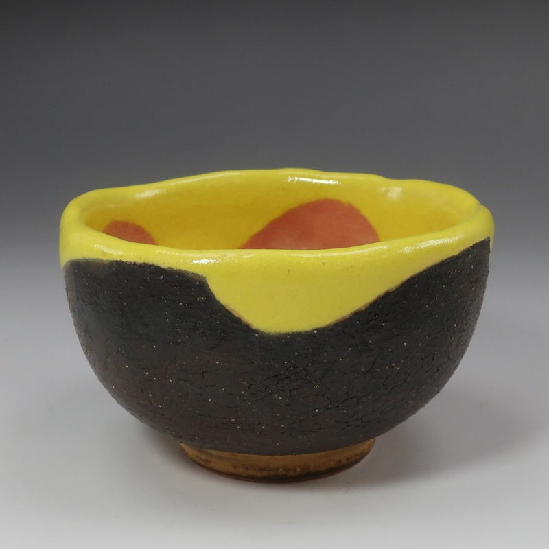 [] 야나기하라 무츠오 창작 [베니올리베 사케컵] (사케컵) 사케컵