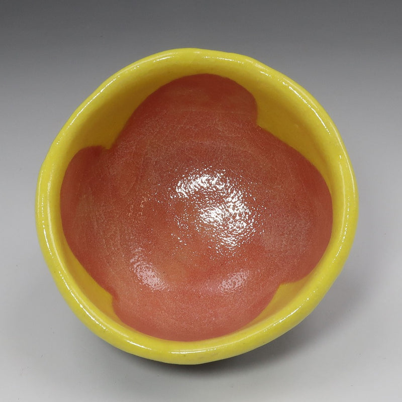 [] 야나기하라 무츠오 창작 [베니올리베 사케컵] (사케컵) 사케컵