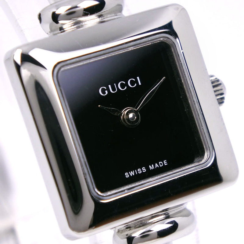 [Gucci] Gucci 
 mirar 
 1900L de acero inoxidable cuarzo de plata analógica damas a-rank