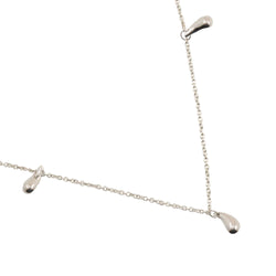 [Tiffany & Co.]TIFFANY&Co. 눈물 드롭 3p 목걸이 Elsa Peletti Silver 925 약 5.2g 눈물 방울 3p 숙녀 랭크