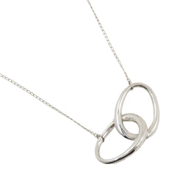 【TIFFANY&Co.】ティファニー
 ダブルループ ネックレス
 エルサ・ペレッティ シルバー925 約10.0g Double loop レディース