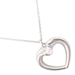 [Tiffany＆Co。]TIFFANY&Co.
 新的丹麦人心脏项链 
 Paloma Picasso Silver 925 Heart大约4.4克新的嫩度心脏女士A级