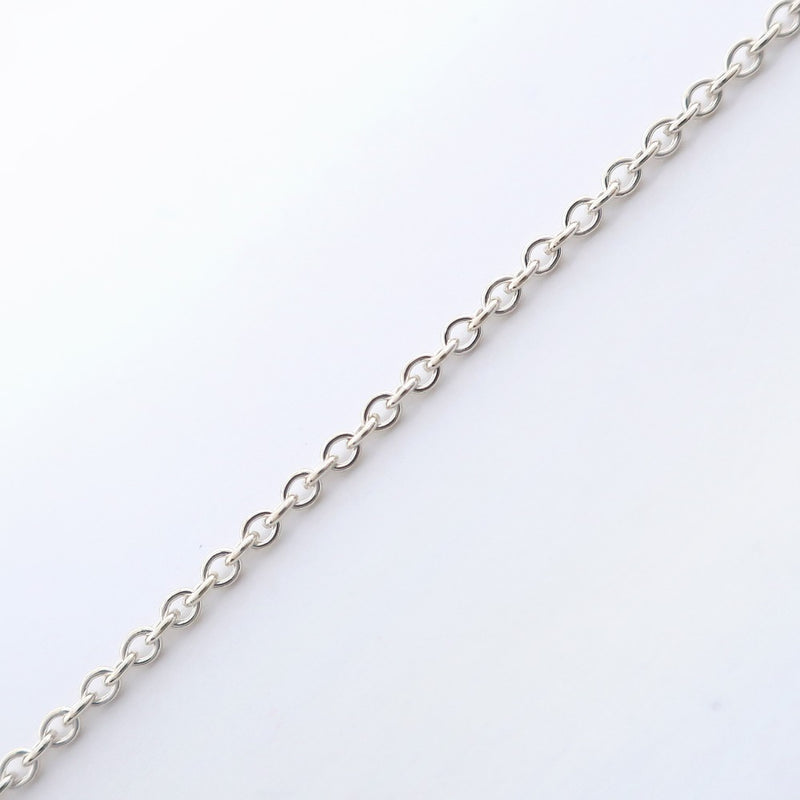 [Tiffany & Co.]TIFFANY&Co.
 열린 하트 중간 목걸이 
 Elsa Peletti Silver 925 심장 약 9.8g Open Heart Medium Ladies A Rank