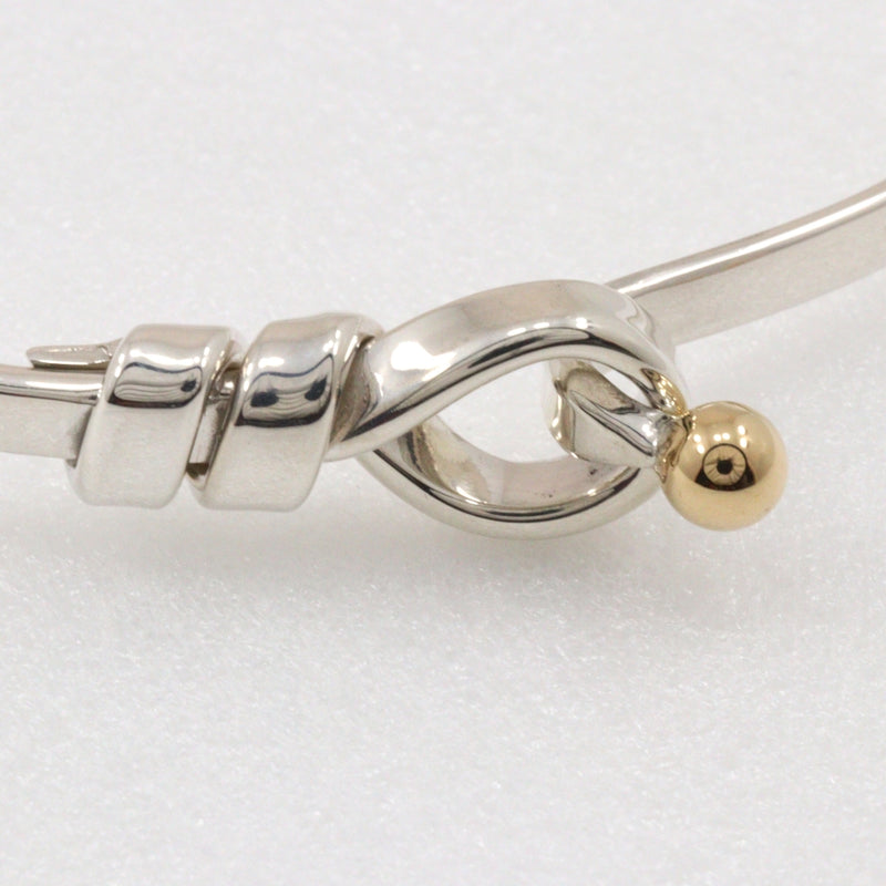 [Tiffany & CO.] Tiffany Hook & Ibangle Silver 925 × K18 Yellow Gol