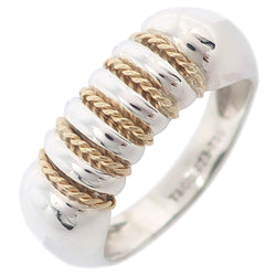 [Tiffany & co.]TIFFANY&Co.
 Twist Rope No. 10.5 Anillo / anillo 
 Silver 925 ×18KOro amarillo aproximadamente 3.8g giro de la cuerda damas a-rank