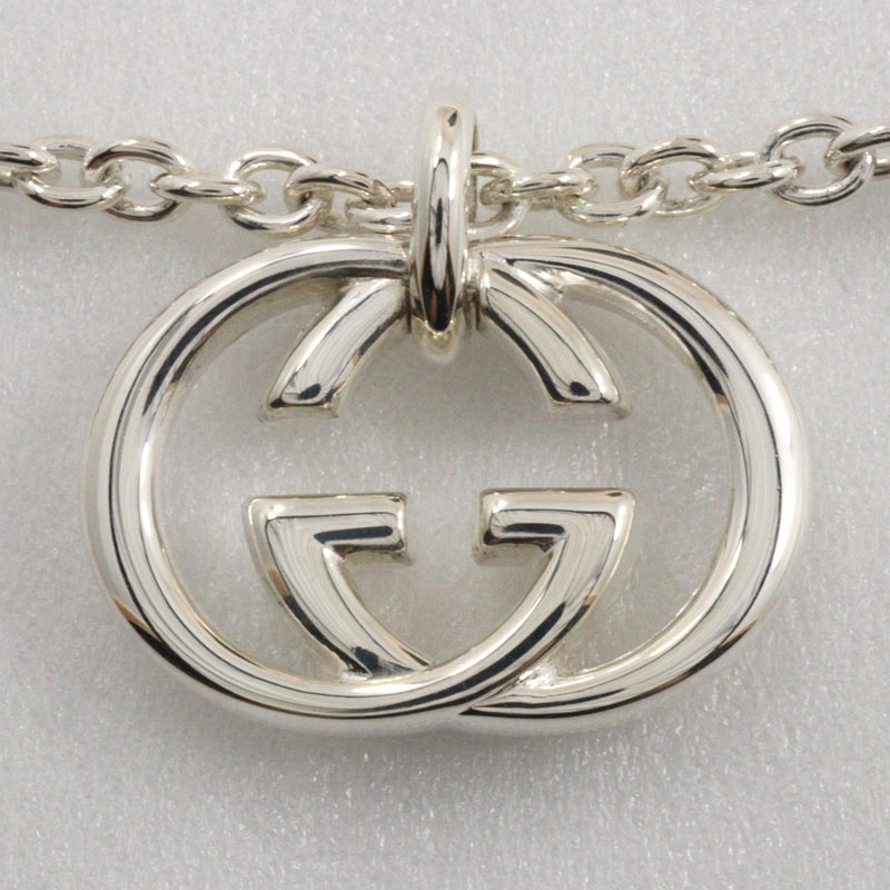 [GUCCI] Gucci Interlocking G Necklace Silver 925 about 26.4g Interlocking G Unisex A rank