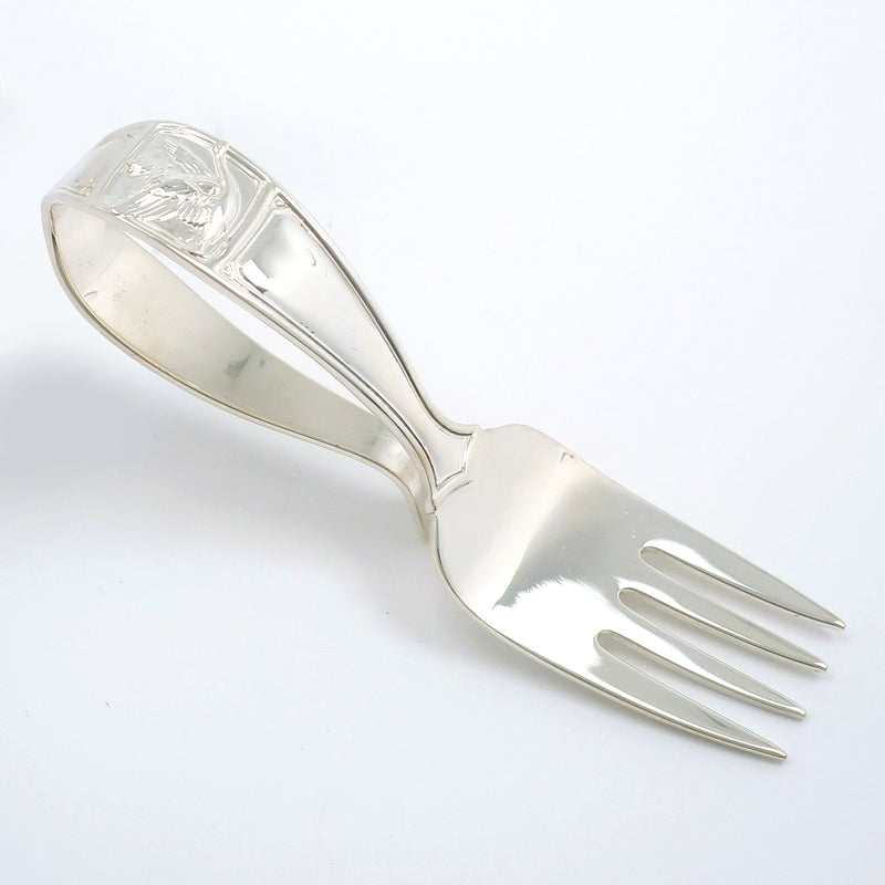 [Tiffany & co.]TIFFANY&Co. Baby Folk Catrary Silver 925 Baby Fork _A- Rank