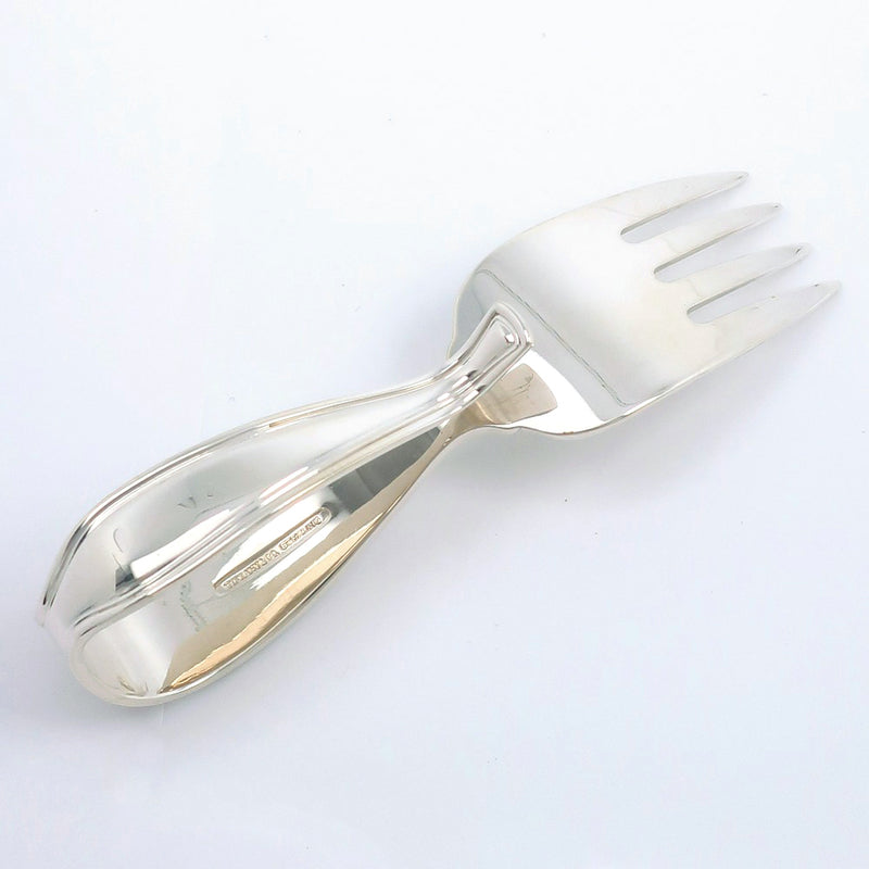 [Tiffany & co.] Tiffany Baby Folk Catrary Silver 925 Baby Fork _A- RANG