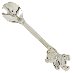 [TIFFANY & CO.] Tiffany 
 Baby spoon cutlery 
 teddy bear Silver925 BABY SPOON _a- Rank