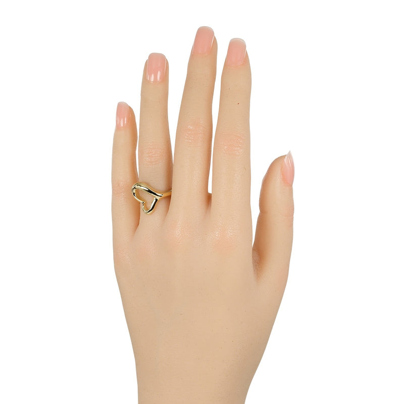 TIFFANY&Co.】ティファニー オープンハート リング・指輪 10号