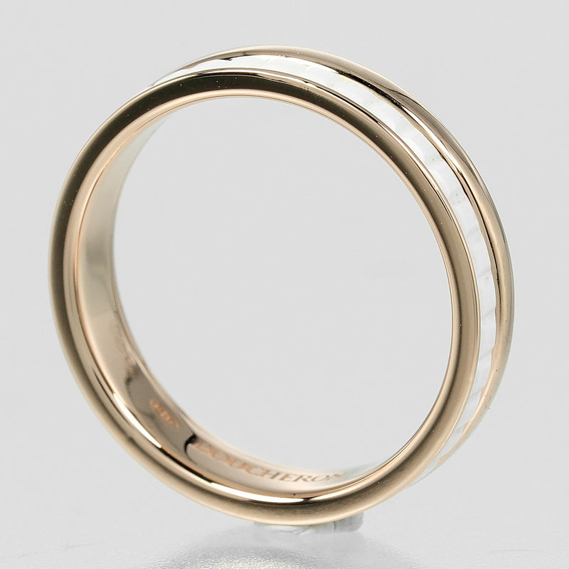 Boucheron】ブシュロン キャトル ハーフ ホワイト リング・指輪 9号
